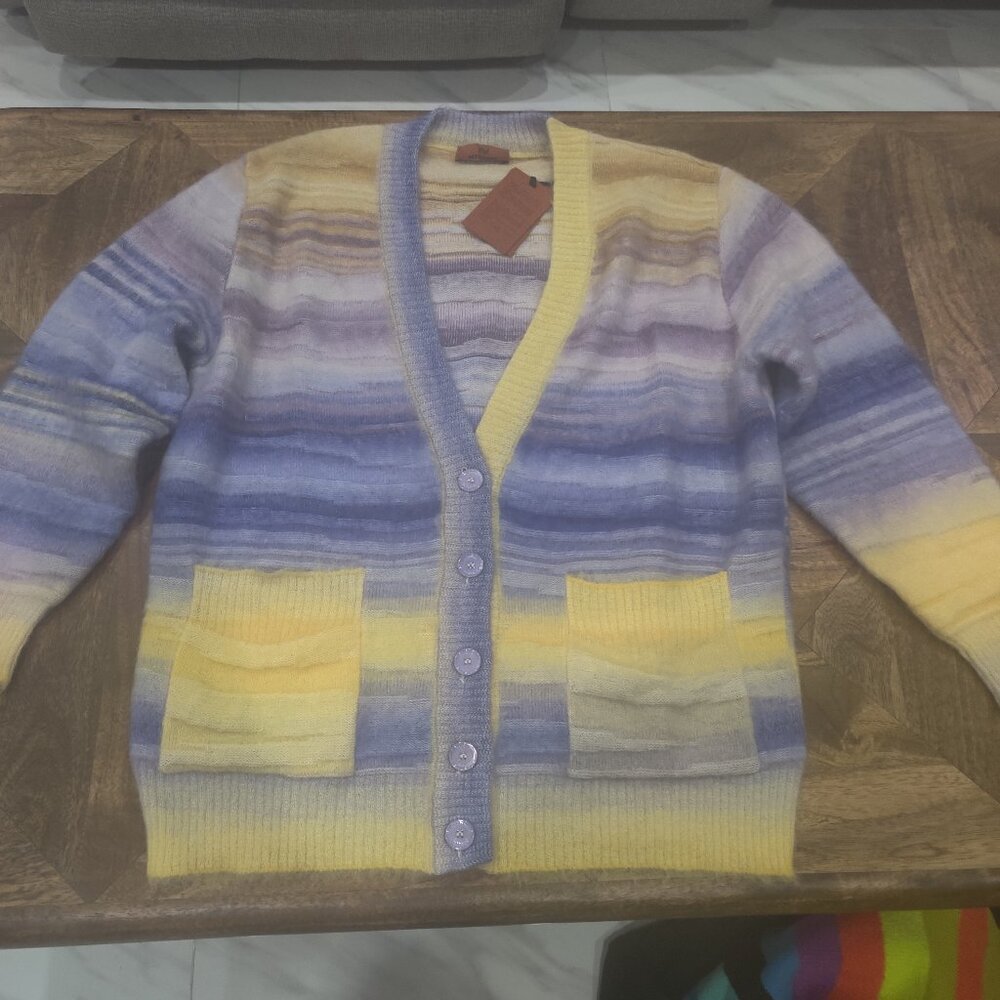 Missoni Mohair blend cardigan size S New Oversized fit $1798.00